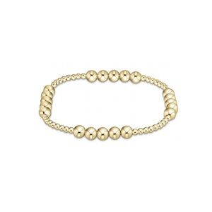NWT Enewton - Classic Blissful Pattern Bracelet - 3mm-6mm Gold